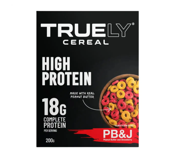 Truely Protein Cereal Peanut Butter & Jelly 200G