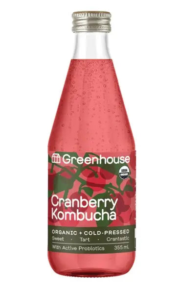 Greenhouse - Cranberry Kombucha, 325Ml