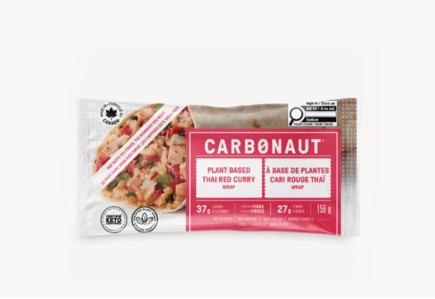 Carbonaut Plant-Based Thai Red Curry Wrap, 156G