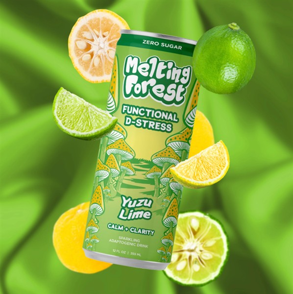 Melting Forest D-Stress Drink - Yuzu Lime, 355Ml