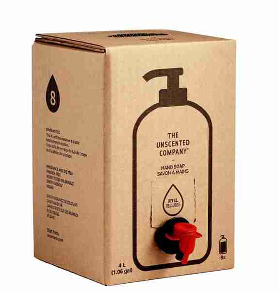 The Unscented Co Hand Soap 4L Refill Box