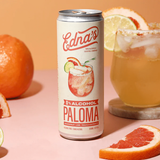Edna's-  Alcohol Free Paloma, 4 X 355Ml