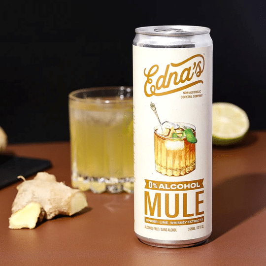 Edna's- Alcohol Free Mule, 4 X 355Ml