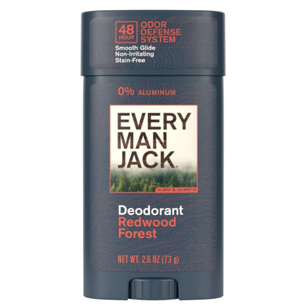 Every Man Jack Redwood Forest Deodorant, 73G