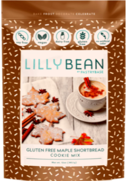 Lilly Bean Gluten Free Maple Shortbread Cookie Mix, 340G