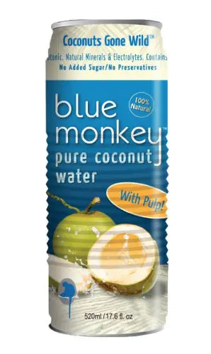 Blue Monkey Coconut Water With Pulp, 500Ml