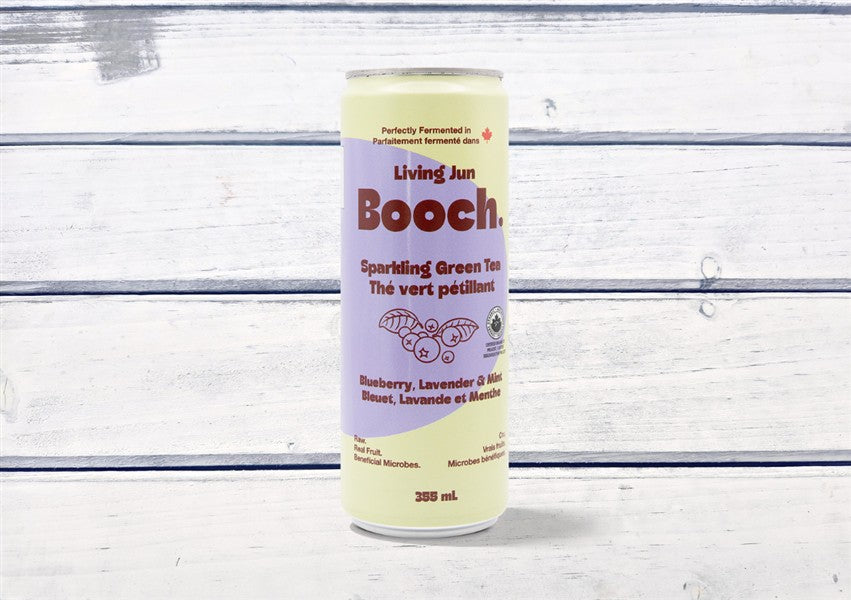 Booch Sparkling Green Tea Blueberry, Lavender & Mint, 355Ml