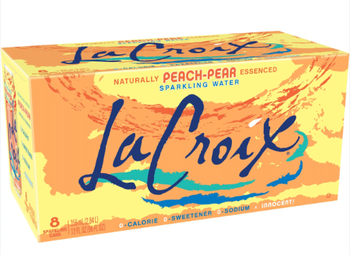 La Croix Peach Pear Sparkling Water (8 Pack)