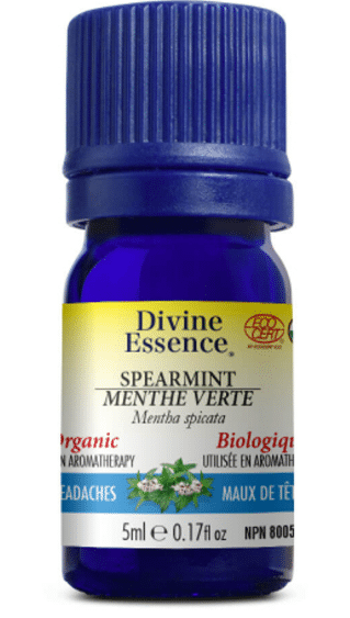Divine Essence Organic Spearmint Essential Oil, 5Ml