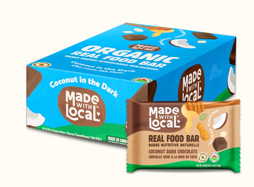 Made With Local Real Food Bar  Coconut In The Dark 53G