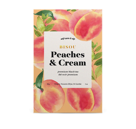 Bisou Tea Peaches & Creme, 12Ct