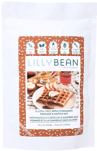 Lilly Bean Gluten Free Apple Cinnamon Pancake&Waffle Mix, 226G