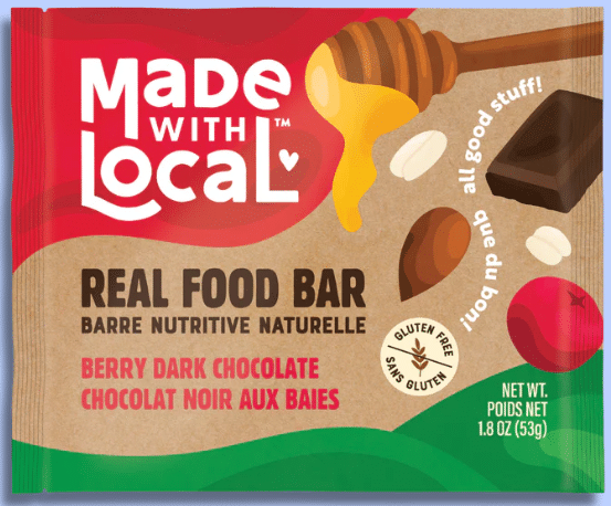 Made With Local Berry Dark Chocolate 53G