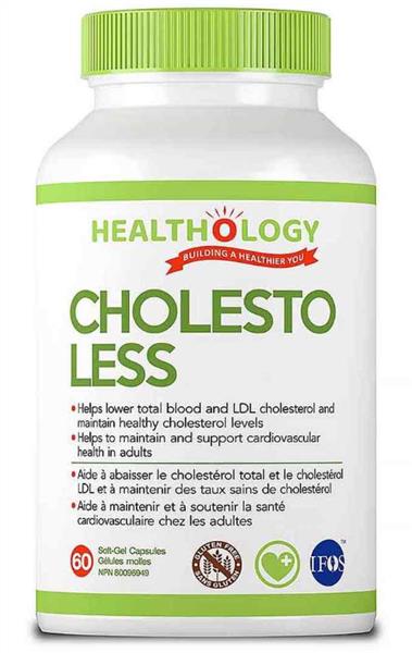 Healthology Cholesto-Less, 60 Soft Gels