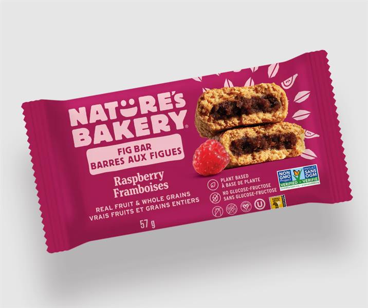 Nature's Bakery Whole Wheat Fig Bar Raspberry, 6 X 57G