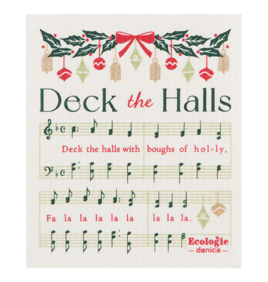 Ecologie Swedish Sponge Cloth - Christmas Carol