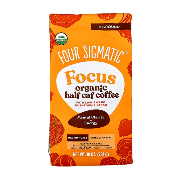 Four Sigmatic Organic Focus Ground Coffee With Lions Mane, 283G