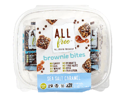 O'doughs Sea Salt Caramel Brownie Bites, 48G