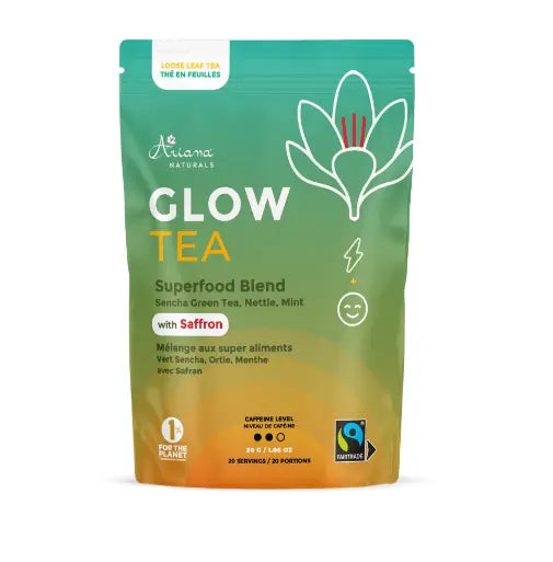Ariana Naturals Glow Tea - Superfood Blend With Saffron, 30G