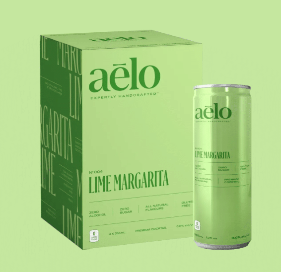 Aelo - Alcohol Free Lime Margarita, 4X355ml