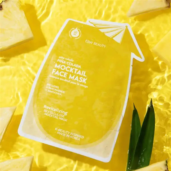 ESW Beauty Pina Colada Revitalizing Biocellulose Mocktail Mask