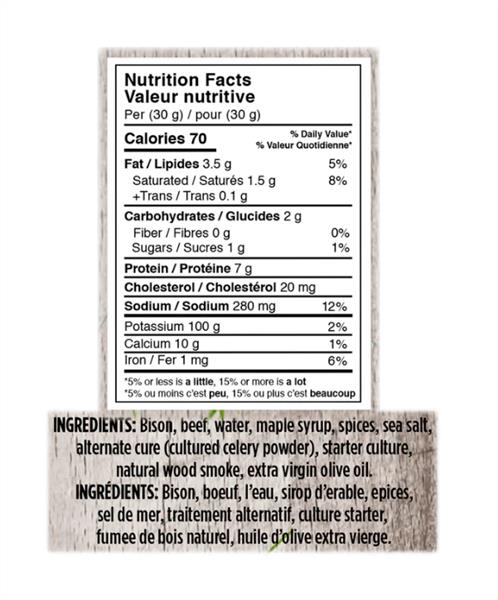 Buff Bison Snack Original 125G