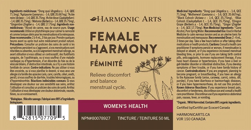 Harmonic Arts Female Harmony 50Ml