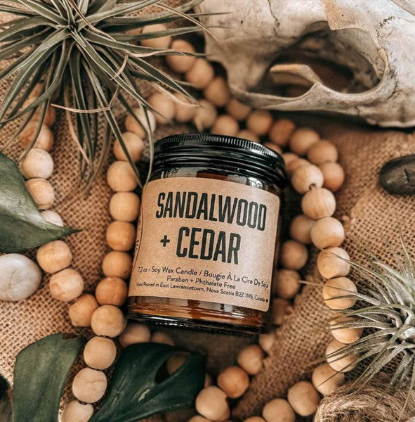 Lawrencetown Candle Co - Sandalwood + Cedar, 7.2 Oz