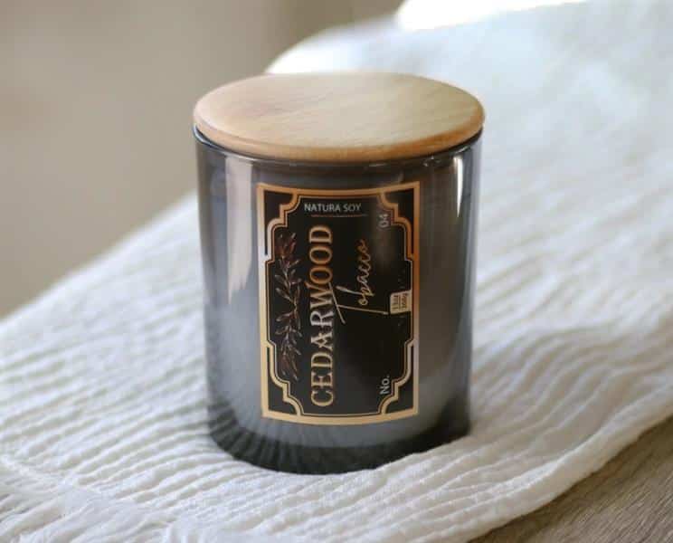 Natura Soy - Man Candle Cedarwood Tobacco