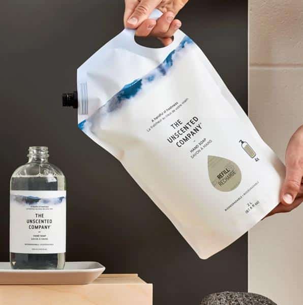 The Unscented Co Hand Soap 2L REFILL BAG