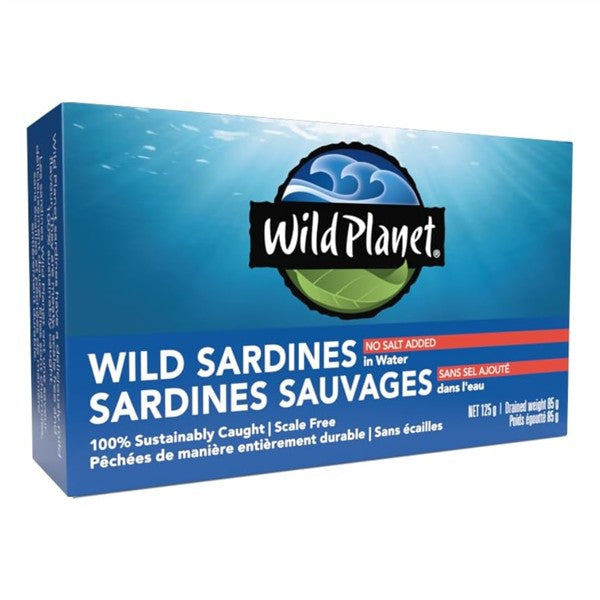 Wild Planet Wild Sardines In Water, 125G