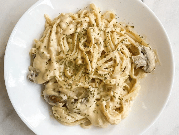 Mindful Meals Mushroom Alfredo