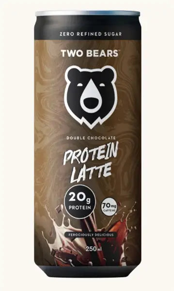 Two Bears Double Chocolate Protein Latte, 250Ml