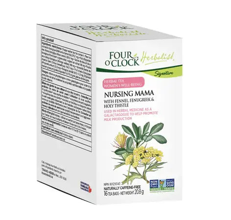 Four O'clock Herbalist - Nursing Mama Herbal Tea, 16Ct
