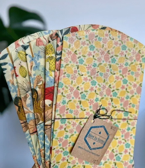 Hive To Home Bees Wax Wrap - 12" Round