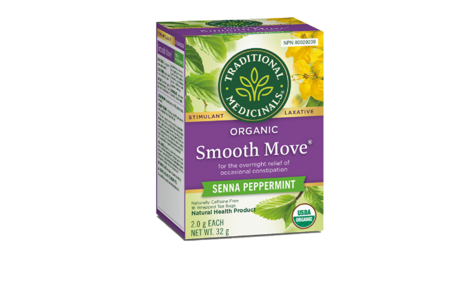 Traditional Medicinals - Organic Smooth Move Peppermint, 16 Bags
