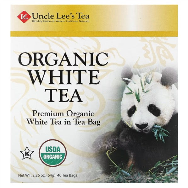 Uncle Lee's Organic White Tea, 40Bags