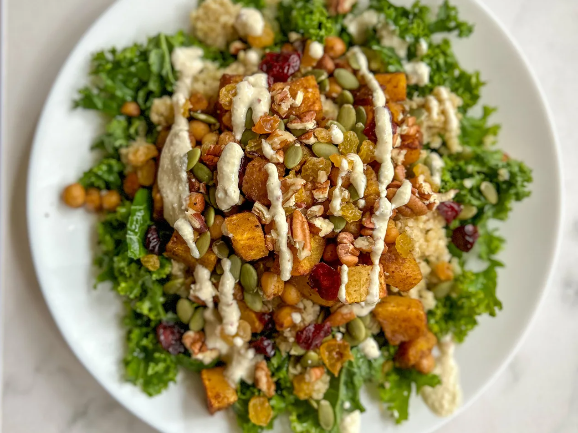 Mindful Meals Harvest Apple Tahini Salad