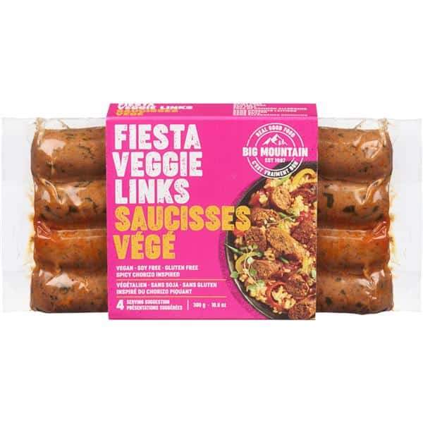Big Mountain Foods Fiesta Veggie Links 300G