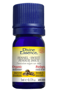 Divine Essence Organic Sweet Fennel Esssential Oil, 5Ml