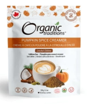 Organic Traditions - Pumpkin Spice Creamer, 150G