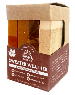 Pacha Soap Co. Bar Soap Set - Sweater Weather, 4Pk