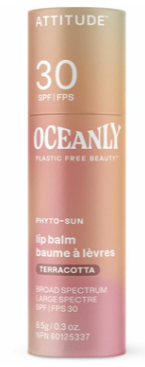 Attitude Living - Oceanly Phyto Sun Lip Balm Terracotta SPF 30, 8.5G