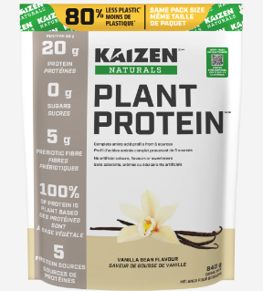 Kaizen Naturals Plant Protein - Vanilla Bean, 840G