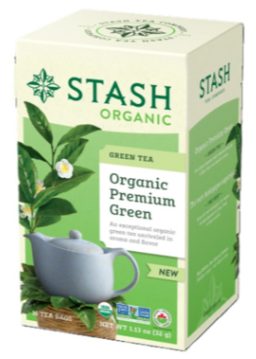 Stash - Organic Premium Green Tea, 16 Tea Bags