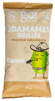 Go! Beanz Roasted Edamame - Ranch, 26G