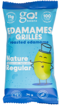 Go! Beanz Roasted Edamame - Regular, 26G