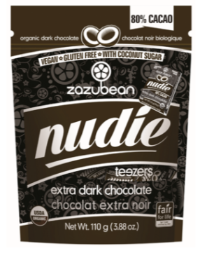 Zazubean Extra Dark Chocolate Nudie Teezer's, 110G