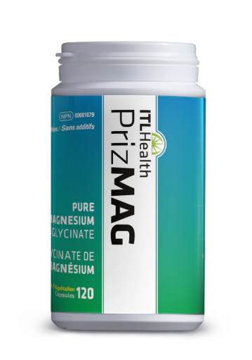 ITL Health Prizmag Pure Magnesium Bisglycinate, 120Caps