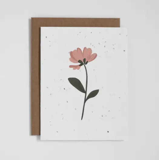 The Good Card - Floral: Salmon